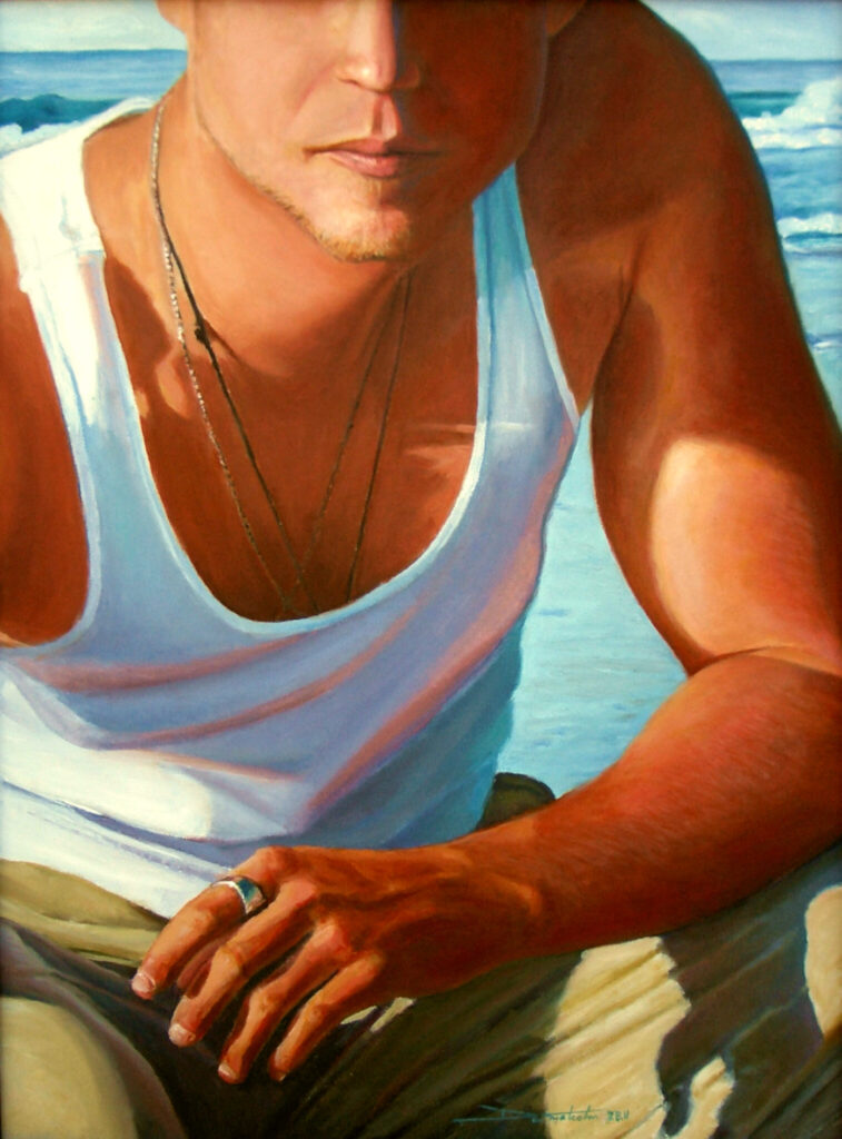 "Summer Attraction, 24" x 18", Oil on Canvas