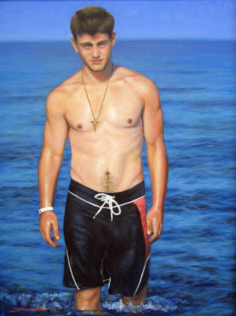 Out of the Blue, 24" x 18",Oil on Canvas, Private Collection