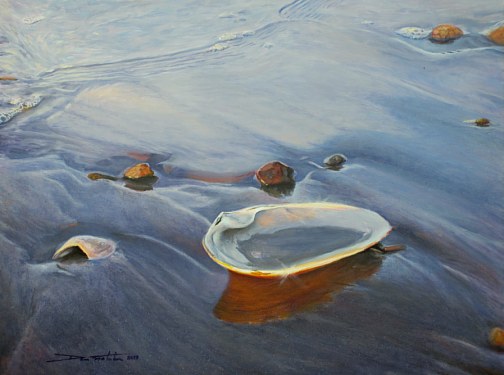 "Moment in Time", 18" x 24",Oil on cradled panel
