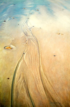 "Impression & Reflection"
36" x 24",Oil on anvas
